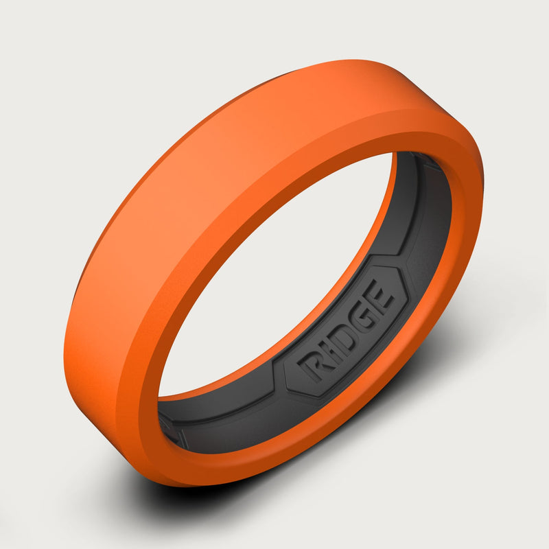 Ensemble d'anneaux en silicone 6mm - Basecamp Orange