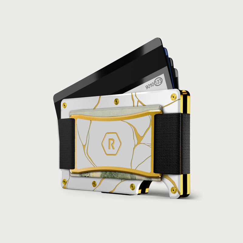 Ridge Wallet - Kintsugi - White