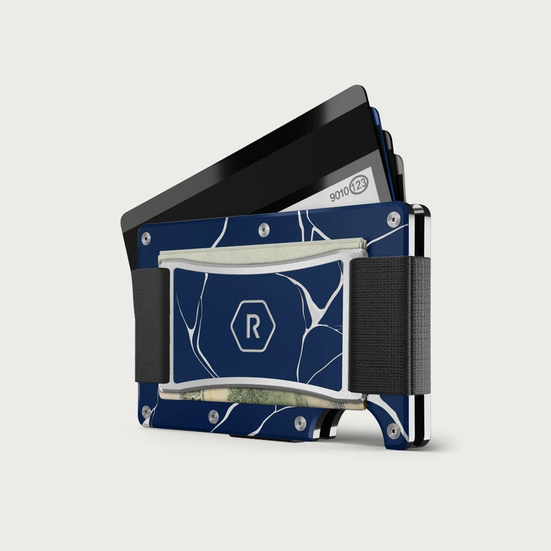 Portefeuille Ridge - Kintsugi - Navy