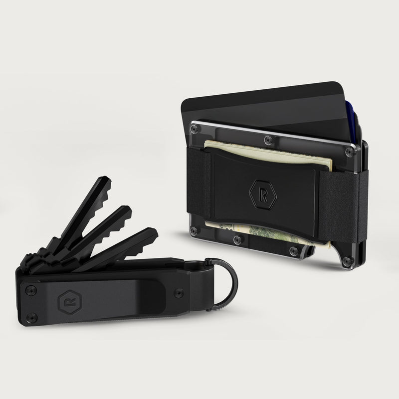 Ridge Portemonnee voor MagSafe + keycase - Phantom + Royal Black