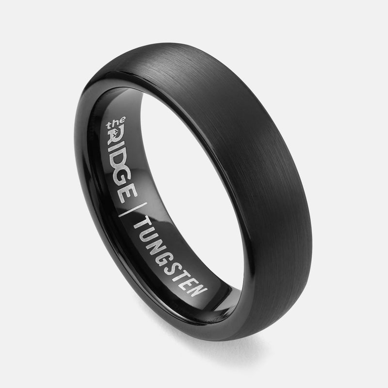 6mm Afgeronde Ring Set - Royal Black