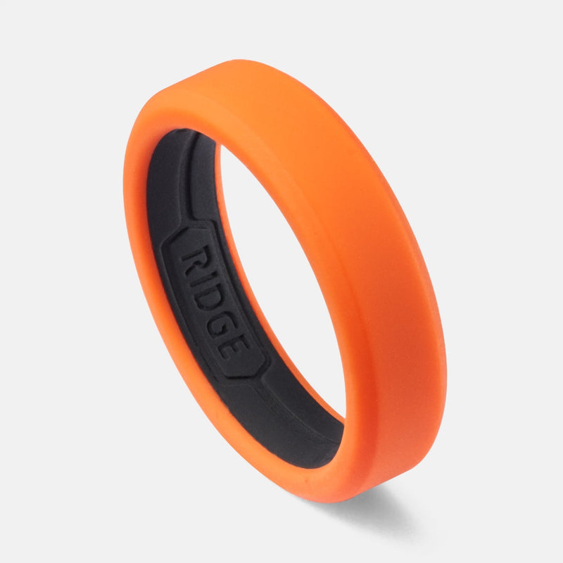 6mm Siliconen Ring Set - Basecamp Orange