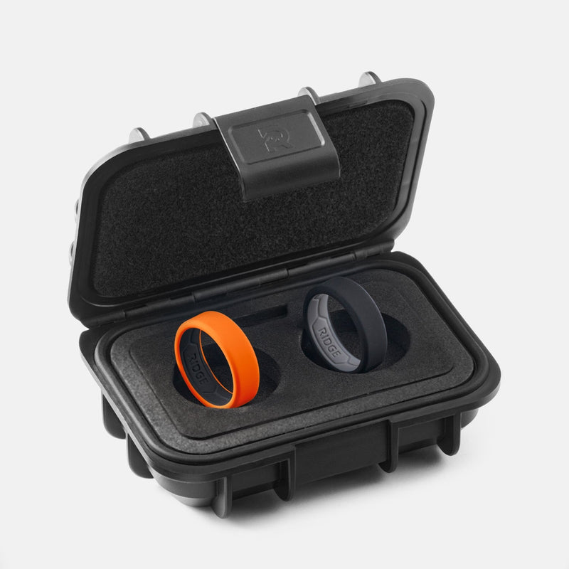 8mm Siliconen Ring Set - Basecamp Orange