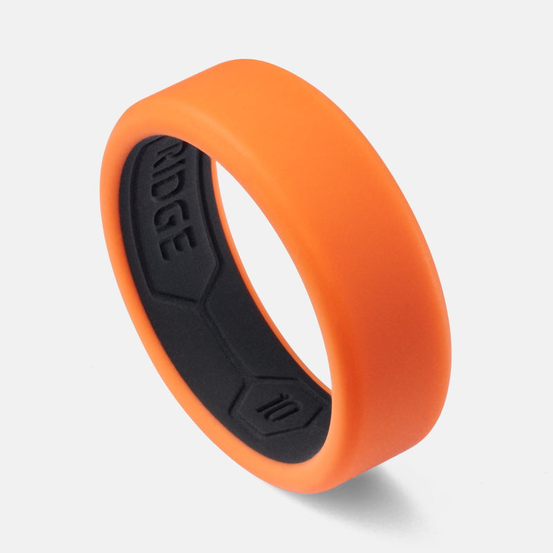 8mm Siliconen Ring Set - Basecamp Orange