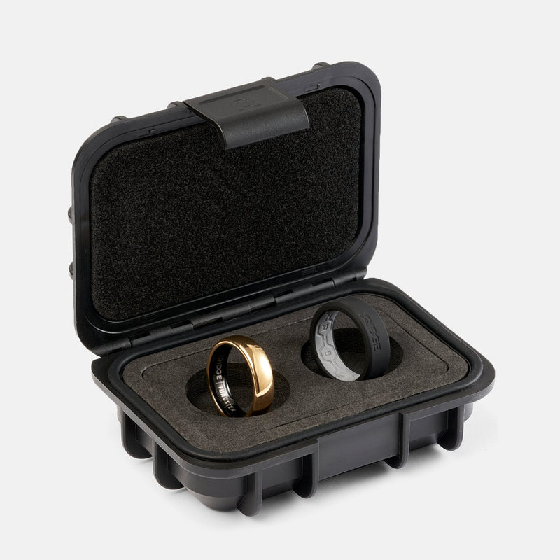 6mm Afgeronde Ring Set - 24K Goud