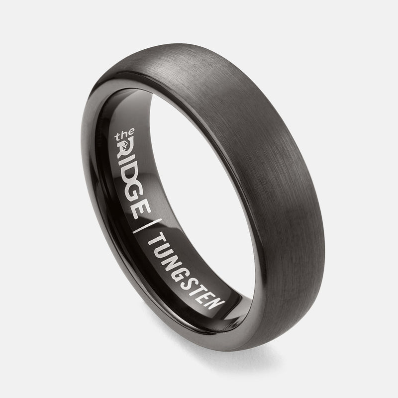 6mm Afgeronde Ring Set - Gunmetal