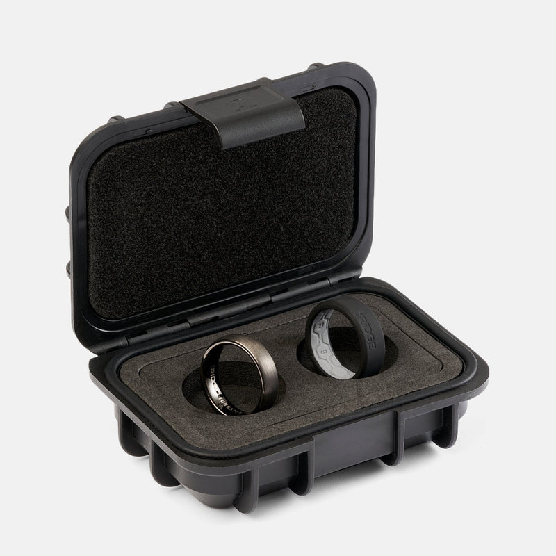 6mm Afgeronde Ring Set - Gunmetal